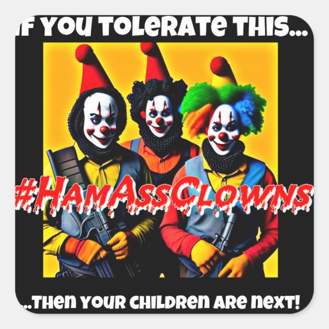 HamAssClowns Stickers (Front)