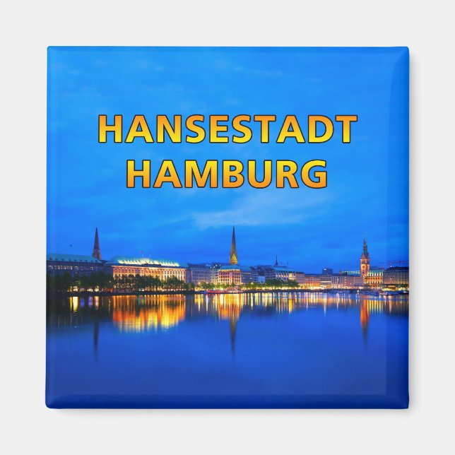 Hamburg 003Q Magnet (Front)