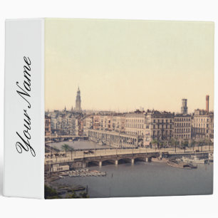 Hamburg Alsterarkaden Deutschland Alster Germany 3 Ring Binder