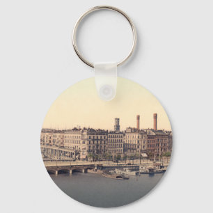 Hamburg Alsterarkaden Deutschland Alster Germany Keychain