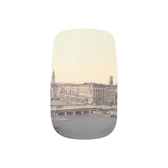 Hamburg Alsterarkaden Deutschland Alster Germany Minx Nail Wraps (Left Thumb)