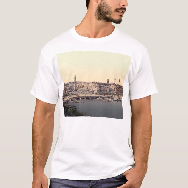 Hamburg Alsterarkaden Deutschland Alster Germany T-Shirt (Front)