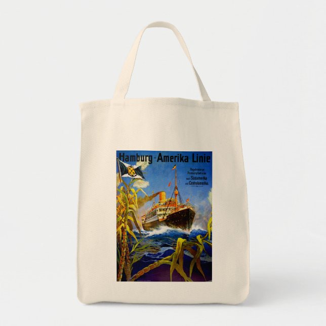 Hamburg America to South America Tote Bag (Front)