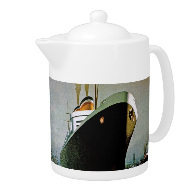 Hamburg-Amerika Line Teapot (Right)