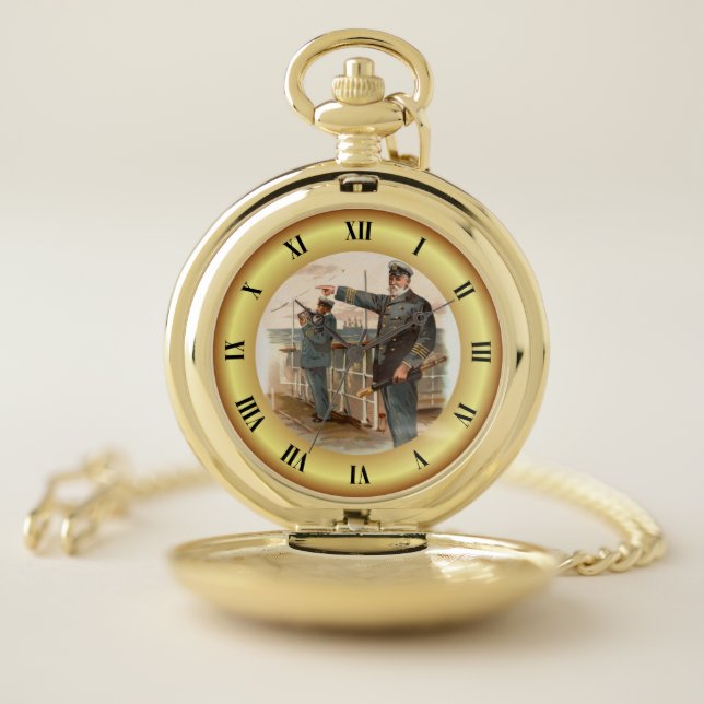 Hamburg-Amerika Lines ~ SS Waldersee ~ Pocket Watch (Inside)