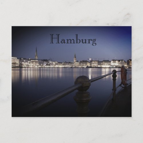 Hamburg Binnenalster  Postkarte Postcard