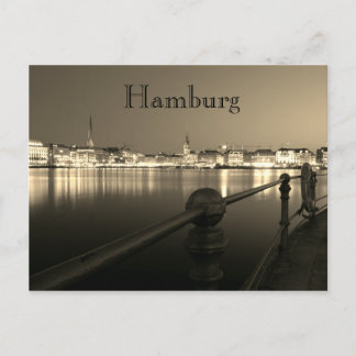 Hamburg Binnenalster Postkarte Postcard