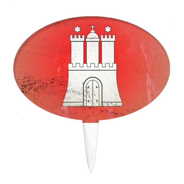 Hamburg Cake Topper (Front)