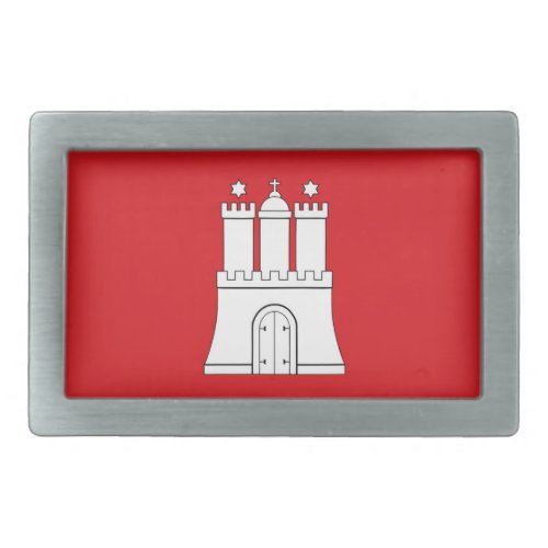 Hamburg city flag Germany symbol Belt Buckle