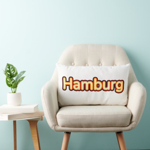 Hamburg Deutschland Germany Lumbar Pillow