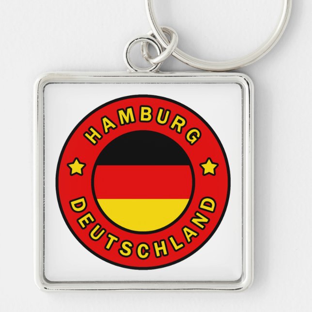 Hamburg Deutschland Keychain (Front)