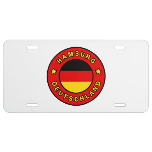Hamburg Deutschland License Plate