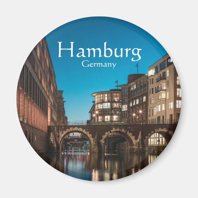 Hamburg Ellerntorsbrücke Magnet (Front)