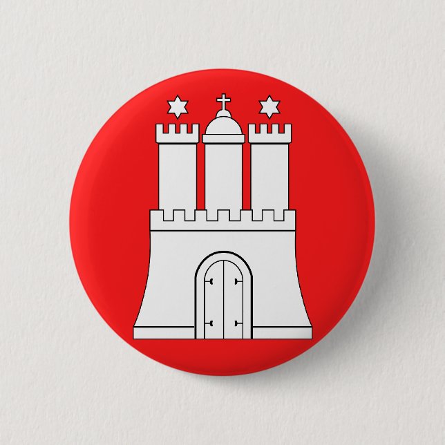 Hamburg, Germany Button (Front)