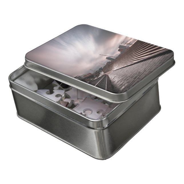 Hamburg Germany Jigsaw Puzzle (Lid Open)