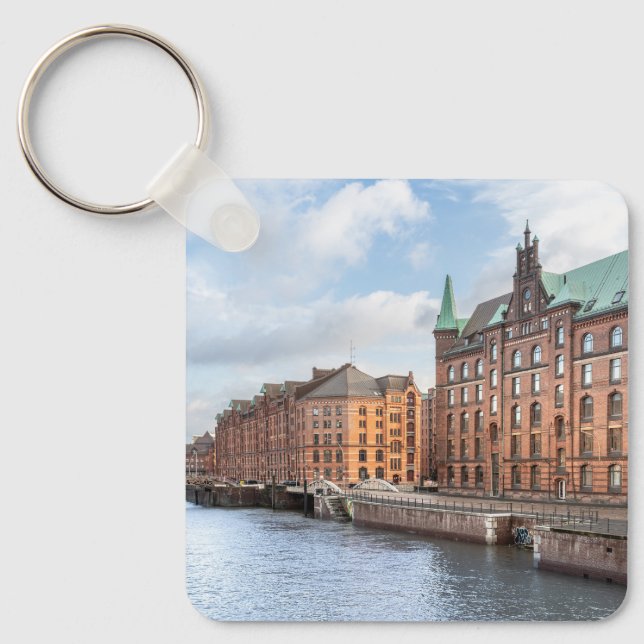 Hamburg Germany Keychain (Front)