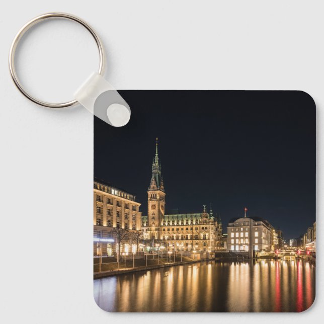 Hamburg Germany Keychain (Front)