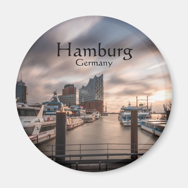 Hamburg Germany Magnet (Front)