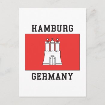 Hamburg Germany Postcard by ME_Designs at Zazzle