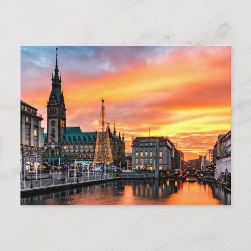 Hamburg Germany scenic landscape photograph Postcard