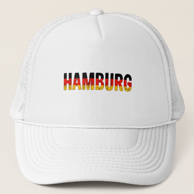 Hamburg Germany Trucker Hat (Front)