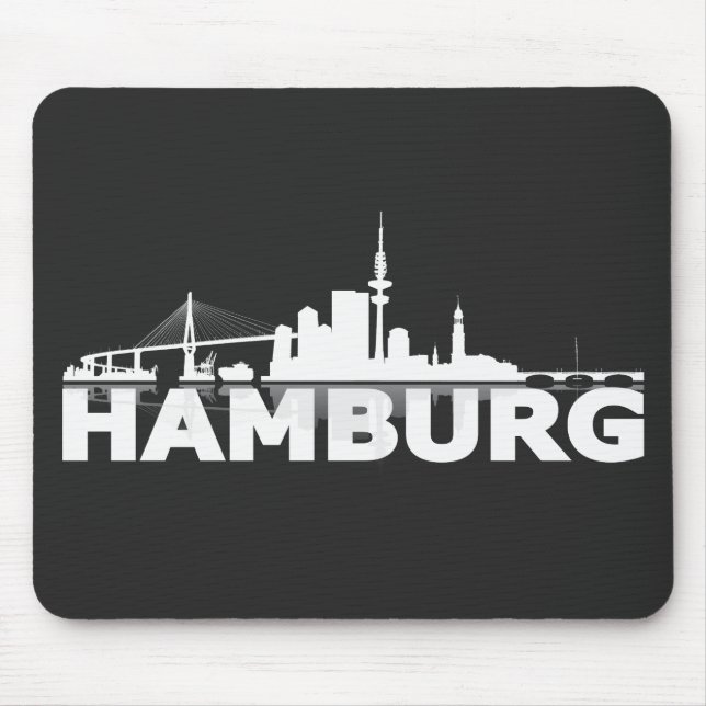 Hamburg gift idea mouse pad (Front)