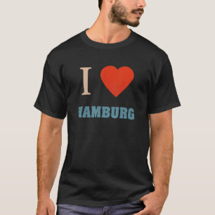 Hamburg Hamburger Northern Germany Harbor Low Germ T-Shirt