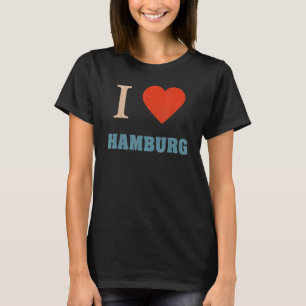 Hamburg Hamburger Northern Germany Harbor Low Germ T-Shirt