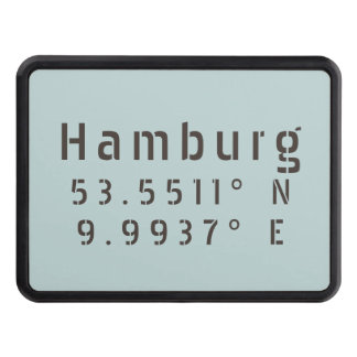 Hamburg Latitude Longitude Hitch Cover
