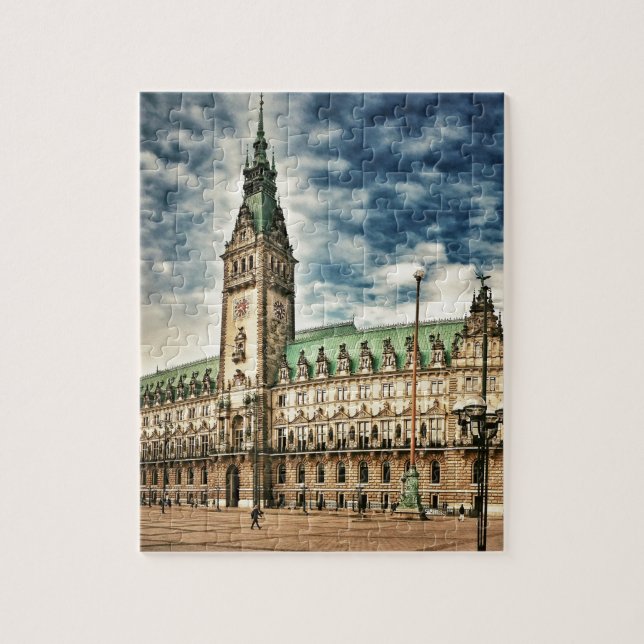 Hamburg Rathaus, Germany Jigsaw Puzzle (Vertical)