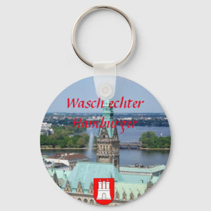 Hamburg Townhall Keychain