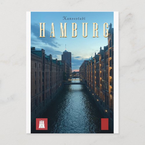 Hamburg Vintage Postcard