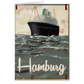 Hamburg Vintage Travel poster (Front)