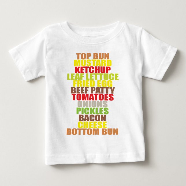 Hamburger Baby T-Shirt (Front)