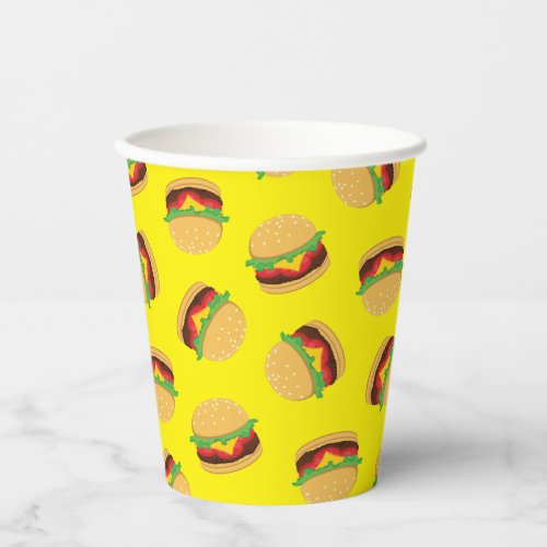 Hamburger Birthday Party Burger Paper Cups