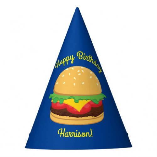 Hamburger Birthday Party Burger Party Hat