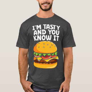 Hamburger Bun Cheeseburger Burger Cheese BBQ Fast  T-Shirt