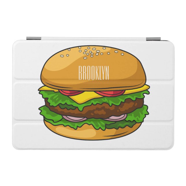 Hamburger cartoon illustration iPad mini cover (Horizontal)
