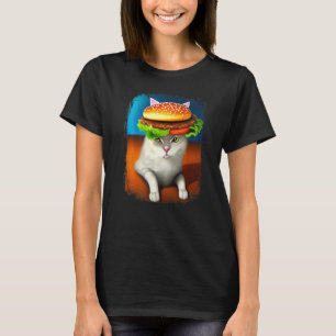 Hamburger Cat Catburger Burger Purr Meow Cat 4 T-Shirt