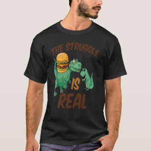 Hamburger cheeseburger fast food food bun burger T-Shirt