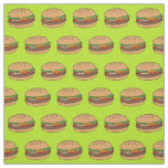 hamburger design fabric