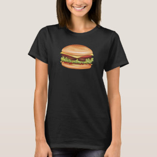 Hamburger Fast Food Illustration T-Shirt