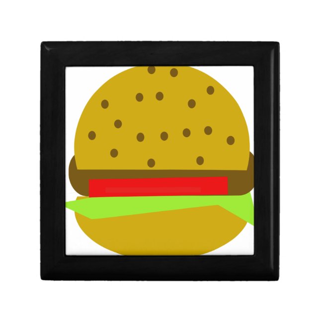 hamburger food fast food burger gift box (Front)
