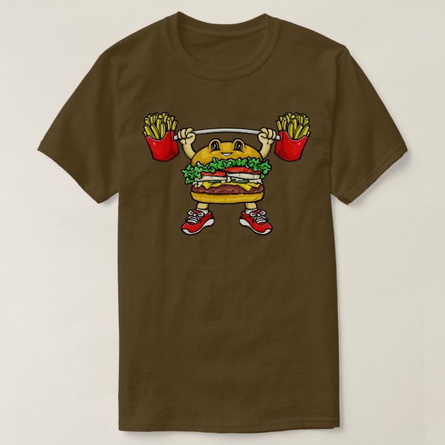 Hamburger Fries T-Shirt (Design Front)