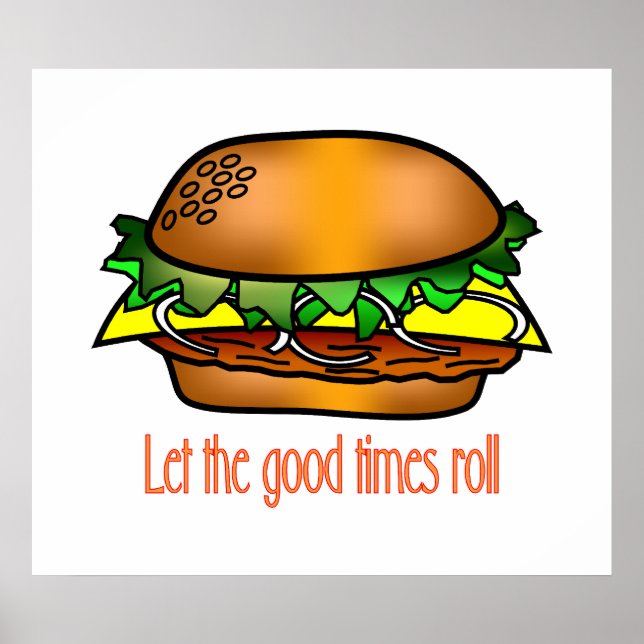 Hamburger Good Times Poster (Front)