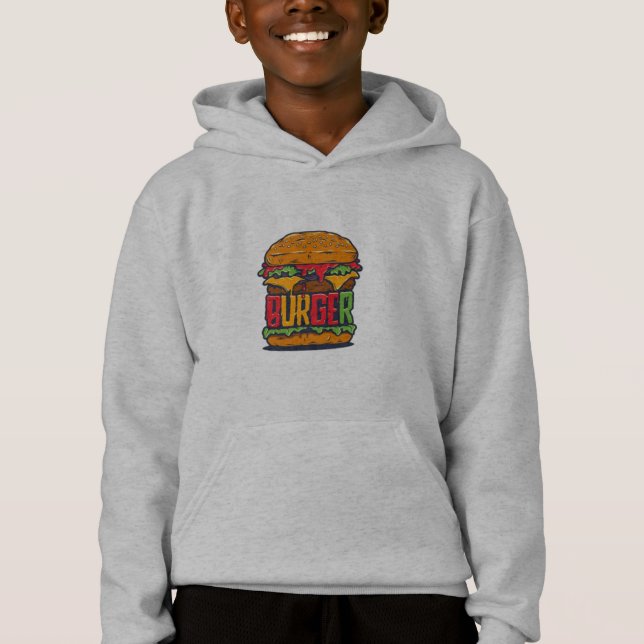 hamburger hoodie (Front)