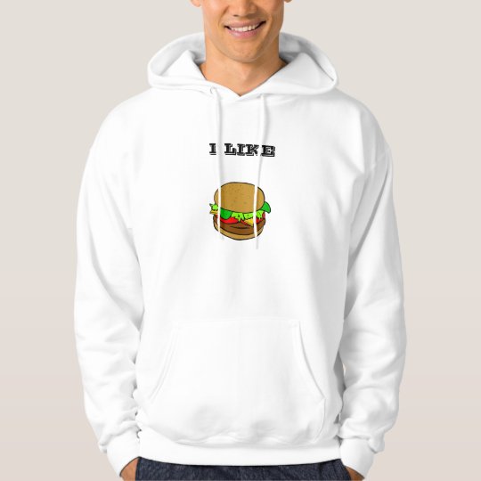 hamburger, I LIKE Hoodie