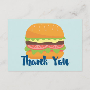 Hamburger Illustration Thank You