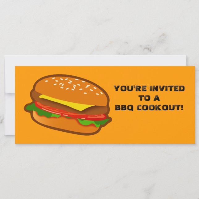 Hamburger Invitation (Front)
