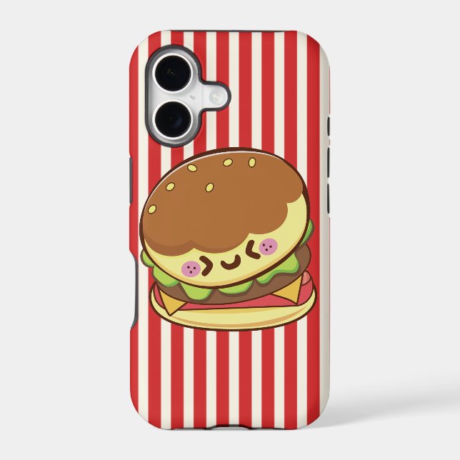 Hamburger Iphone Case (Back)